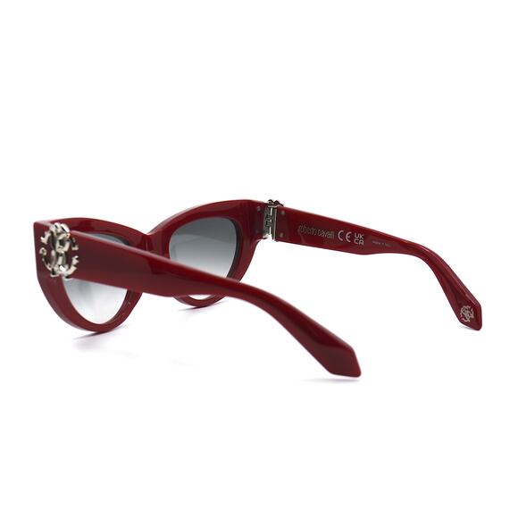 NEW ROBERTO CAVALLI SRC017M 9EZX SHINY RED GREY AUTHENTIC SUNGLASSES - Picture 5 of 10